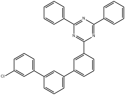 2-(3''-Chloro-[1,1':3',1''-terphenyl]-3-yl)-4,6-diphenyl-1,3,5-triazine