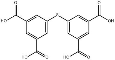 1,3-Benzenedicarboxylic acid, 5,5'-thiobis- Struktur