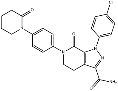 Apixaban Impurity BMS-591329 Struktur