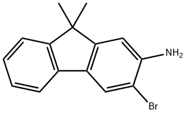 9H-Fluoren-2-amine, 3-bromo-9,9-dimethyl- Struktur