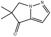 4H-Pyrrolo[1,2-b]pyrazol-4-one, 5,6-dihydro-5,5-dimethyl- Struktur