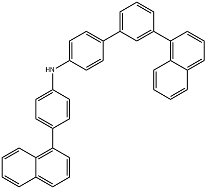 3'-(naphthalen-1-yl)-N-(4-(naphthalen-1-yl)phenyl)-[1,1'-biphenyl]-4-amine Struktur