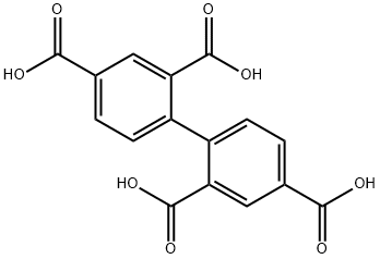 [1,1'-Biphenyl]-2,2',4,4'-tetracarboxylic acid Struktur