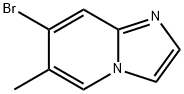 Imidazo[1,2-a]pyridine, 7-bromo-6-methyl- Struktur