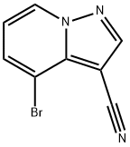 4-Bromopyrazolo[1,5-a]pyridine-3-carbonitrile Struktur