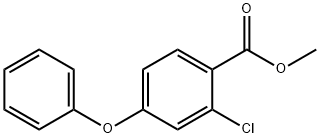 methyl 2-chloro-4-phenoxybenzoate Struktur