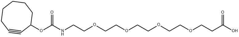 SCO-PEG4-COOH Struktur