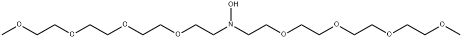 Bis(m-PEG4)-N-OH Struktur