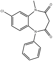 Clobazam impurity G Struktur