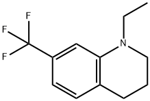 1-Ethyl-7-(trifluoromethyl)-1,2,3,4-tetrahydroquinoline Struktur