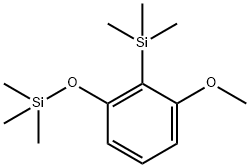 Benzene, 1-methoxy-2-(trimethylsilyl)-3-[(trimethylsilyl)oxy]- Struktur