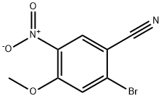 Benzonitrile, 2-bromo-4-methoxy-5-nitro- Struktur