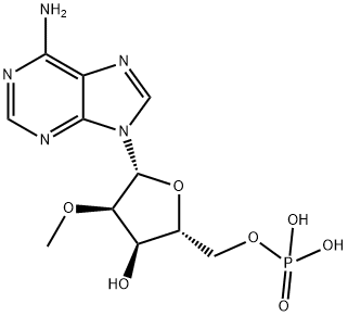 5'-Adenylic acid, 2'-O-Methyl- Struktur