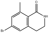 1(2H)-Isoquinolinone, 6-bromo-3,4-dihydro-8-methyl- Struktur