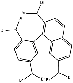 Fluoranthene, 1,6,7,10-tetrakis(dibromomethyl)-