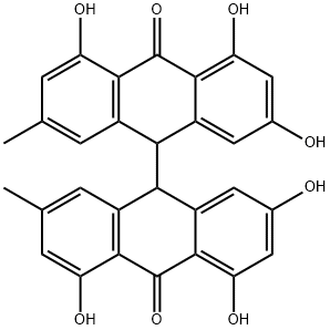 [9,9'-Bianthracene]-10,10'(9H,9'H)-dione, 2,2',4,4',5,5'-hexahydroxy-7,7'-dimethyl-