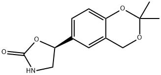 2-Oxazolidinone, 5-(2,2-dimethyl-4H-1,3-benzodioxin-6-yl)-, (5S)-, 2514942-86-8, 結(jié)構(gòu)式