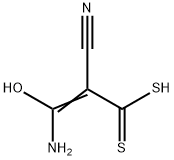 Acrylic  acid,  3-amino-2-cyano-3-hydroxydithio-  (8CI) Struktur