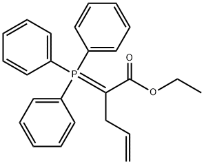 4-Pentenoic acid, 2-(triphenylphosphoranylidene)-, ethyl ester