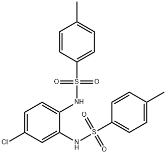 N,N’-(4-Chloro-1,2-phenylene)bis(4-methylbenzenesulfonamide) Struktur