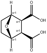 7-Oxabicyclo[2.2.1]heptane-2,3-dicarboxylic acid, (1R,2S,3R,4S)-rel- Struktur