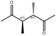 2,5-Hexanedione, 3,4-dimethyl-, (3R,4S)-rel- Struktur