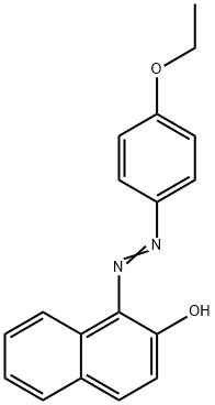 2-Naphthalenol, 1-[2-(4-ethoxyphenyl)diazenyl]- Struktur