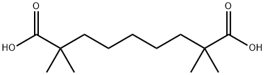 Nonanedioic acid, 2,2,8,8-tetramethyl- Struktur