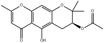 3-O-Acetylhamaudol Struktur