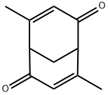 Bicyclo[3.3.1]nona-3,7-diene-2,6-dione, 4,8-dimethyl- Struktur