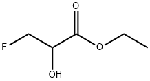 Propanoic acid, 3-fluoro-2-hydroxy-, ethyl ester Struktur