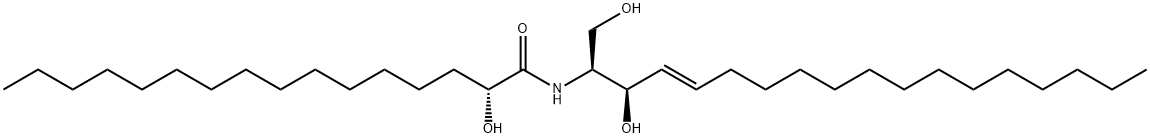 16:0(2R-OH) CERAMIDE Struktur