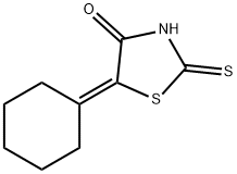 4-Thiazolidinone, 5-cyclohexylidene-2-thioxo- Struktur