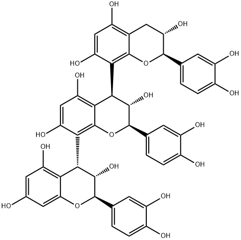 Prodelphinidin T4 Struktur