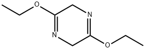 Pyrazine, 2,5-diethoxy-3,6-dihydro- Struktur