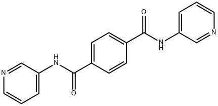 1-N,4-N-dipyridin-3-ylbenzene-1,4-dicarboxamide Struktur