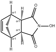 4,7-Methano-1H-isoindole-1,3(2H)-dione, 3a,4,7,7a-tetrahydro-2-hydroxy-, (3aR,4S,7R,7aS)-rel- Struktur