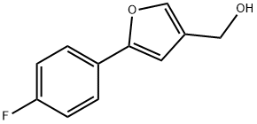 [5-(4-Fluorophenyl)-3-furyl]methanol Struktur