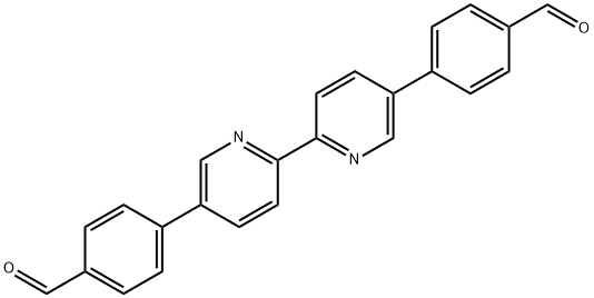 Benzaldehyde, 4,4'-[2,2'-bipyridine]-5,5'-diylbis- (9CI) Struktur