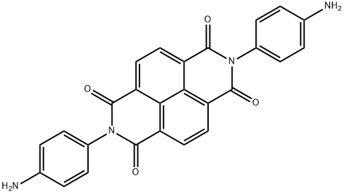 Benzo[lmn][3,8]phenanthroline-1,3,6,8(2H,7H)-tetrone, 2,7-bis(4-aminophenyl)- Struktur