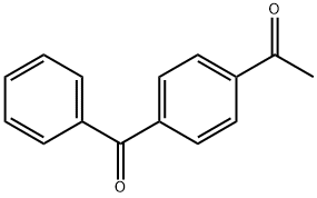 Ethanone, 1-(4-benzoylphenyl)- Struktur