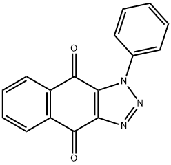 1H-Naphtho[2,3-d]triazole-4,9-dione, 1-phenyl- Struktur