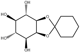 D-myo-Inositol-1,2-O-cyclohexylidene Struktur