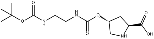 H-(2S,4R)-(4-OCO-NH-CH2-CH2-NH-Boc)-Pro-OH