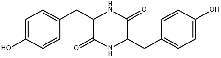 cyclo(tyrosyl-tyrosyl) Struktur