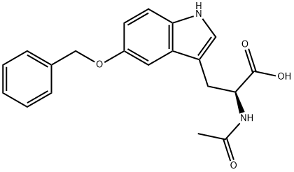 Ac-L-5-phenylmethoxytryptophan Struktur