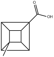 Pentacyclo[4.2.0.02,5.03,8.04,7]octane-1-carboxylic acid, 4-methyl- Struktur