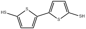 2,2'-Bithiophene]-5,5'-dithiol Struktur