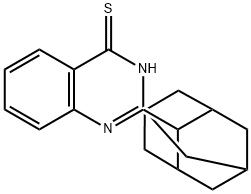 4(1H)-Quinazolinethione, 2-tricyclo[3.3.1.13,7]dec-2-yl- (9CI) Struktur