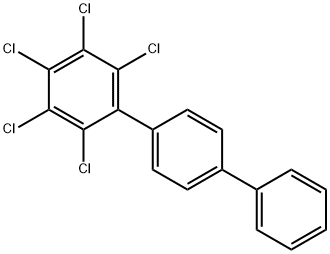 2,3,4,5,6-Pentachloro-1,1'':4'',1''''-terphenyl Struktur